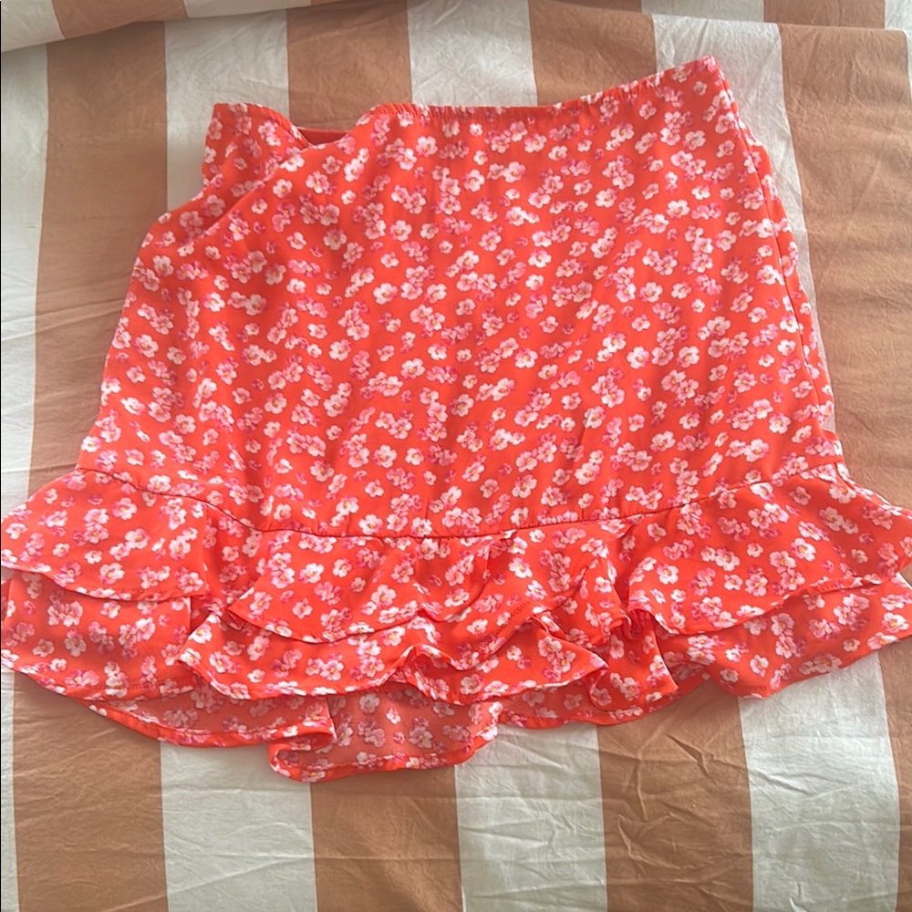Blue Rain Vibrant Red Garment